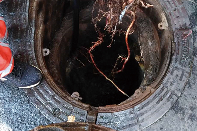 三角镇管道预处理